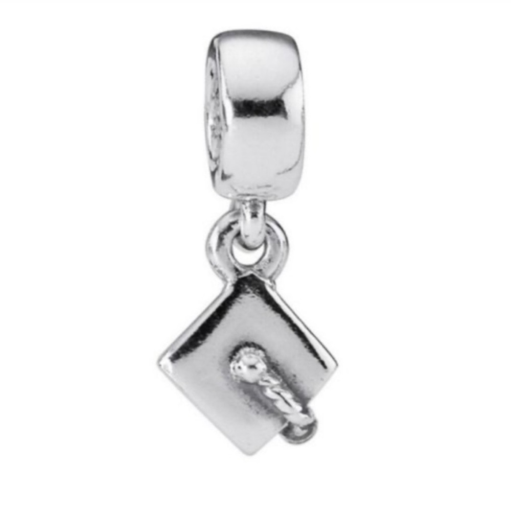 Authentic Pandora Graduation Cap Dangle Charm 🎓 925